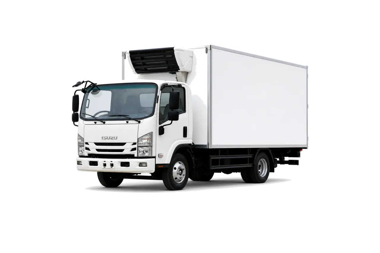 Light-Duty Refrigerated Truck front view