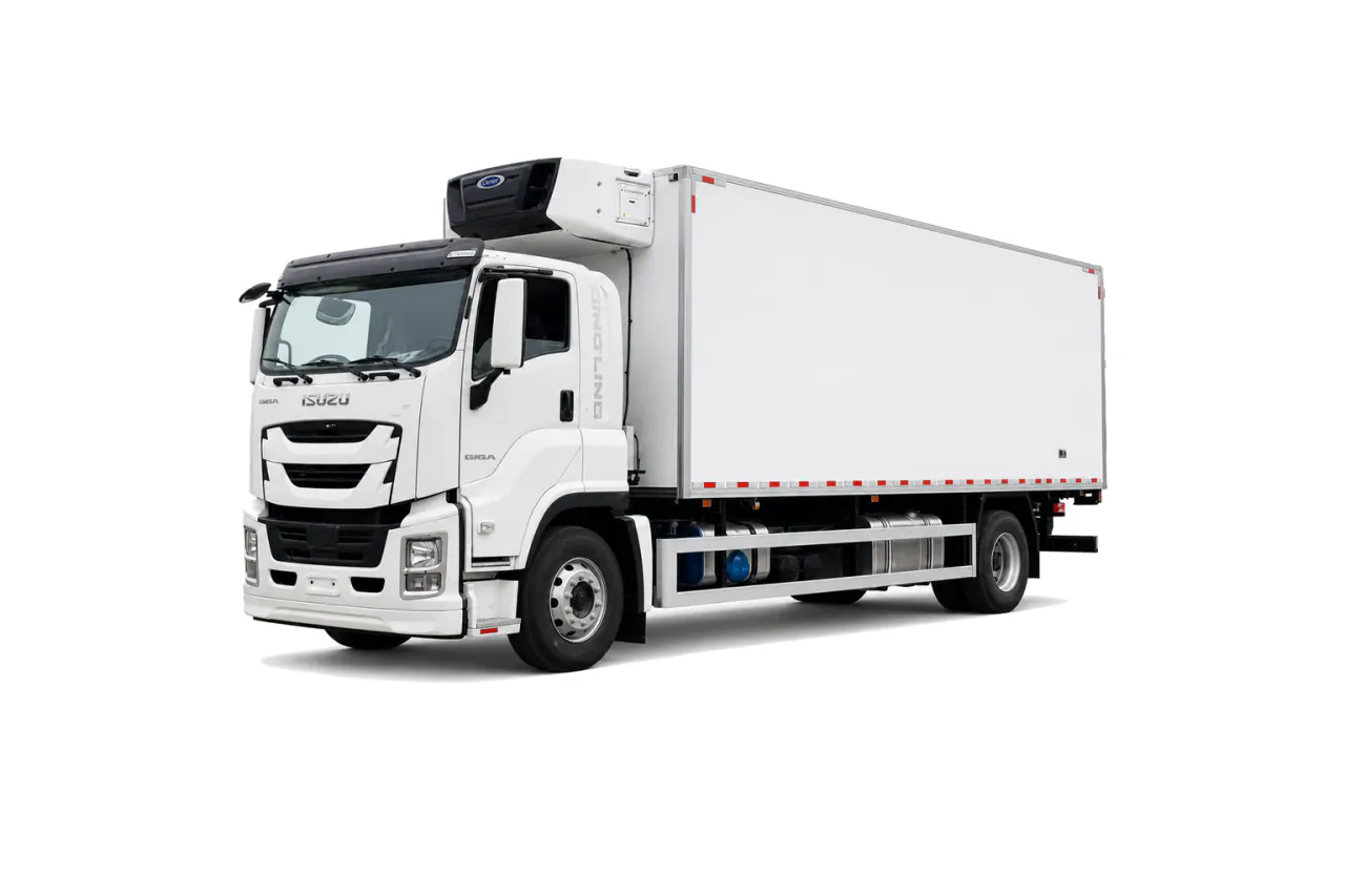 Heavy-Duty Refrigerated Truck front view