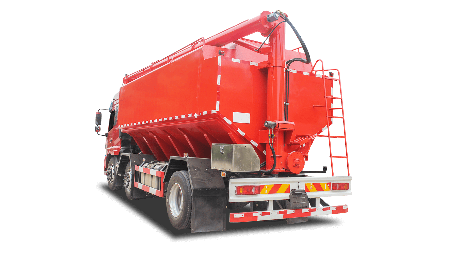 Dongfeng Animal Bulk Feed Transport Truck 28m3 Keeyak Specialty