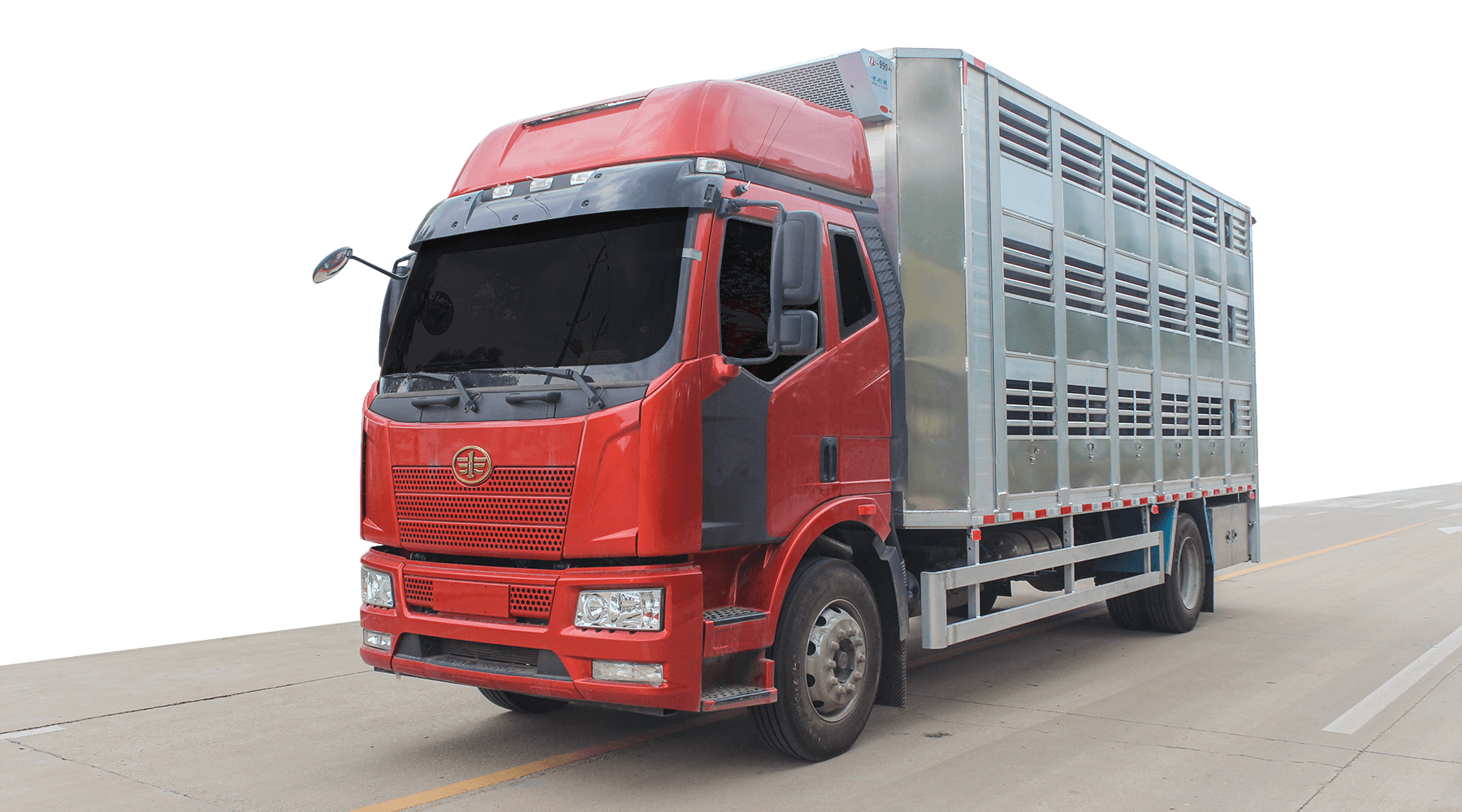 FAW Constant Temperature 3 Floors Aluminum Livestock Transport Delivery