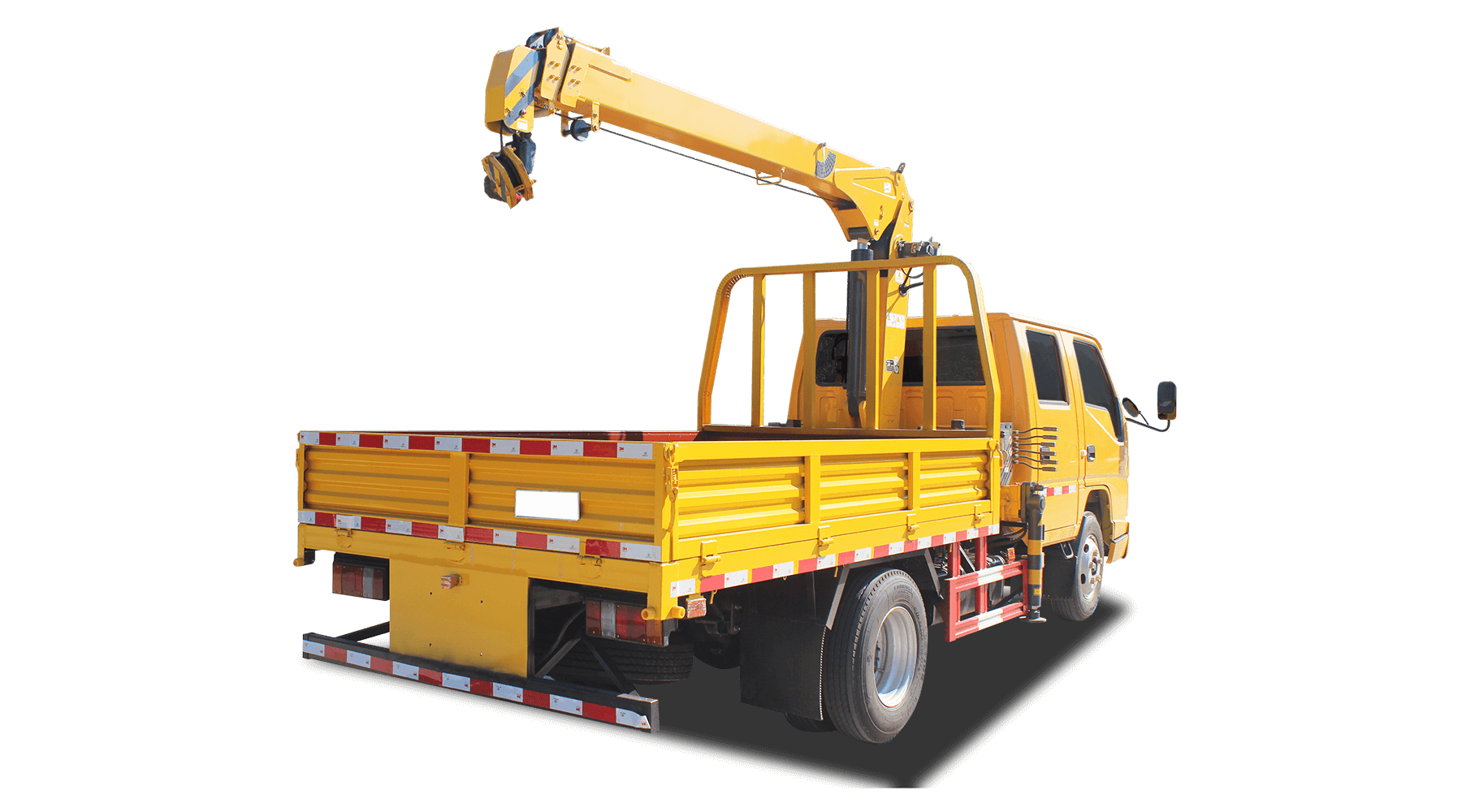 JMC Hydraulic Telescopic Boom Truckmounted Crane with 2 Tons Lifting Capacity Keeyak
