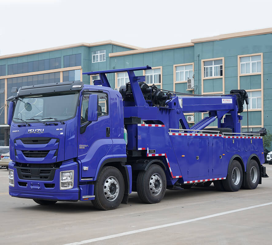 Heavy Duty Wrecker 18 Tons Two Stage Lift Boom